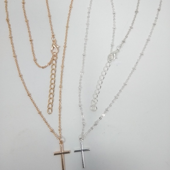 FASHIN Jewelry - Women Gold or Silver Fashion Small Religious Cross